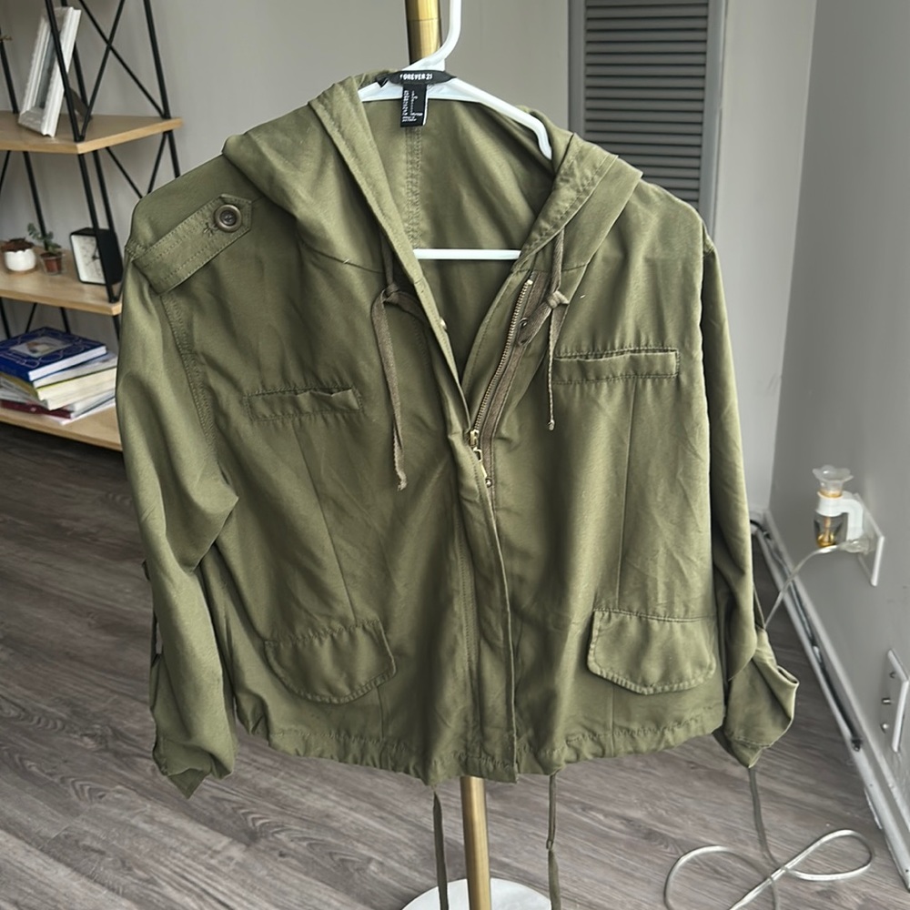Army Green Jacket w/ Hood